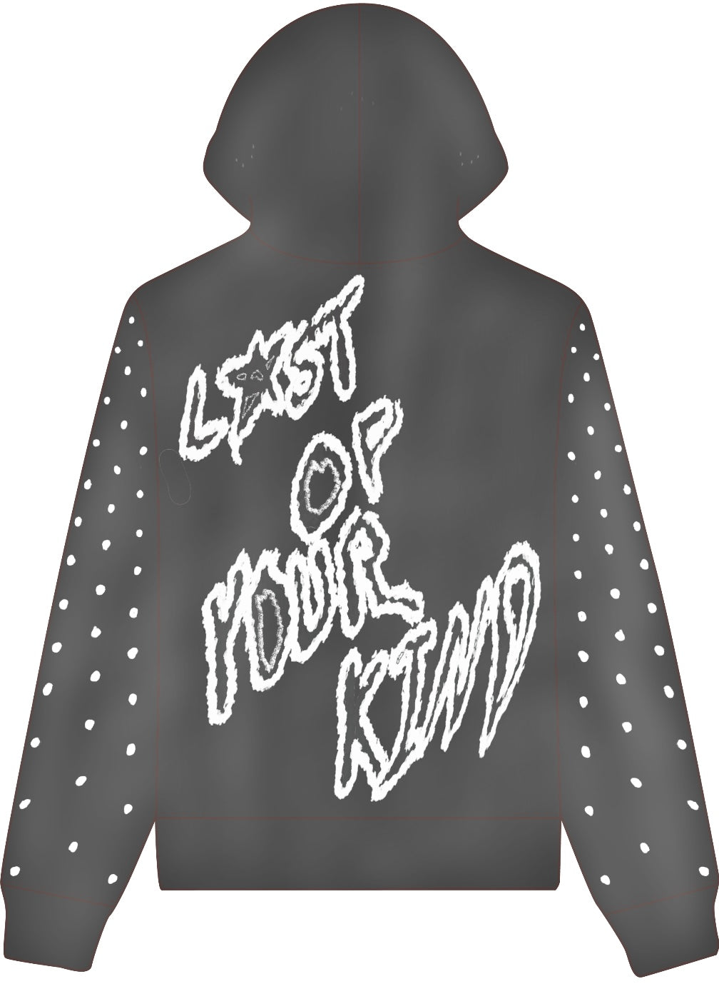 L.O.Y.K ZIP UP "SMOKE GREY"